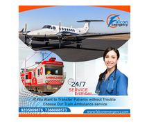 Falcon Emergency Train Ambulance in Guwahati Operates with Advanced ICU Facilities