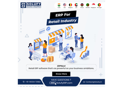 Retail Management ERP | ERP for Retail management system - Solufy