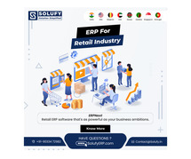 Retail Management ERP | ERP for Retail management system - Solufy