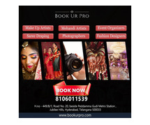 Book Pro Makeup Artist, Hair Stylist, Photographer & Saree Draper | Book Ur Pro