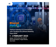 Explore Industry 4.0 Innovations: Join ThirdEye AI at Bharat Mobility Expo 2024!