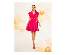 Party Wear Dresses for Women| Pink Dress | House of Fett