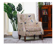 Buy Adoree Arm Chair (Cream Robins) Online in India at Best Price