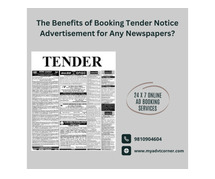 The Benefits of Booking Tender Notice Advertisement for Any Newspapers?
