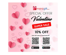 Valentine’s Day Gift Offer at Mera Gift Store
