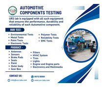 Automotive Components Testing Services in Surat