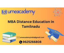 MBA Distance Education in Tamilnadu