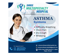 Shree Multispecialty Hospital specializes in asthma care.