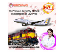 Panchmukhi Train Ambulance Service in Kolkata - Rigors of medical transport is minimal