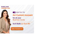 AU Bank Open Current Account online with AU Small Finance Bank.