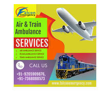 Falcon Train Ambulance in Kolkata provides well-equipped and advanced medical tools