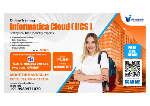 Attend Online Free Demo on Informatic Cloud (IICS)