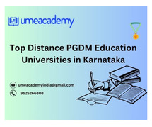 Top Distance PGDM Education Universities in Karnataka