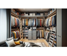 Pedini Miami's Modern Small Walk-In Closets: Redefining Space with Contemporary Elegance