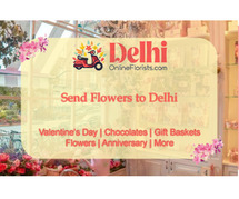 Send Flowers to Delhi with Online Delivery