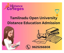 Tamilnadu Open University Distance Education Admission