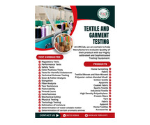 Textiles and Garments Product Testing Lab in Jaipur