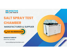 Best Salt Spray Chamber Manufacturer and Supplier in India