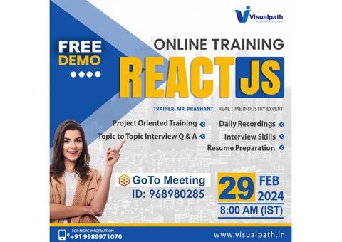 React Js Online Training Free Demo