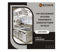 Top Restaurant Kitchen Equipments Manufacturer in Delhi