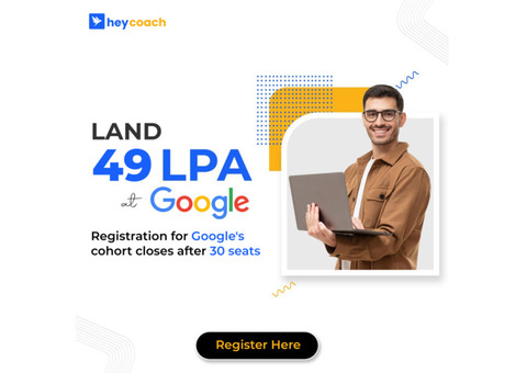 Land 49LPA Job at Google with HeyCoach DSA Course