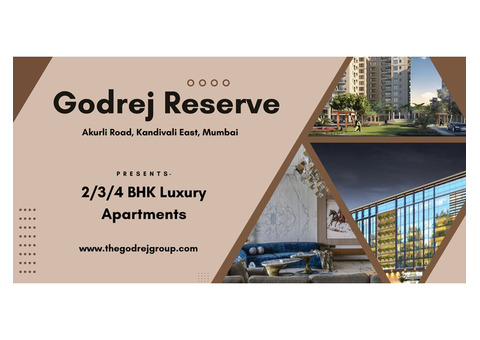 Godrej Reserve at Akurli Road, Kandivali East, Mumbai