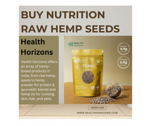 Buy Nutrition Raw Hemp Seeds | Health Horizons