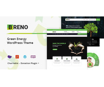 Elevate Your Website with Breno - Green Energy WordPress Theme!