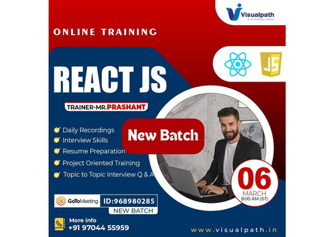 React Js Online Training New Batch