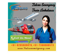 Falcon Train Ambulance in Guwahati Delivers Emergency Medical Transport without Complications