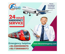 Falcon Train Ambulance Service in Ranchi is Available 24X7 to Transfer Patients with Care