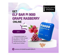 Get ELF BAR Pi 9000 Grape Rasberry Online at Unbeatable Price