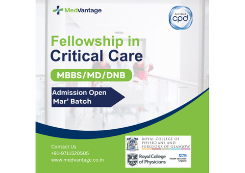 Launch Your Career in Critical Care Medicine!