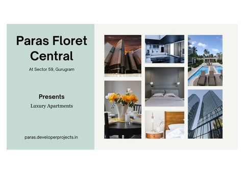 Paras Floret Central Sector 59 Gurgaon | Apartment Building Example Schemes