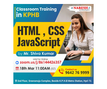 Best Front End Developer Training institute in KPHB