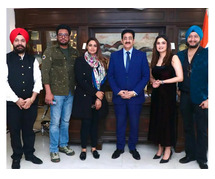 Star Cast of Blackia 2 Visits Marwah Studios for Film Promotion