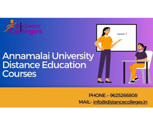 Annamalai University Distance Education Courses