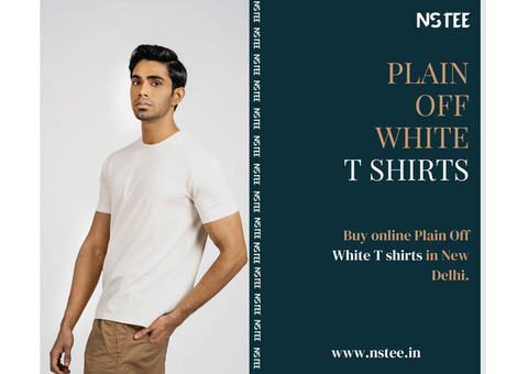 plain white t shirt