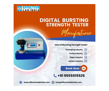 High-Quality Bursting Strength Tester Manufacturer and Supplier in India