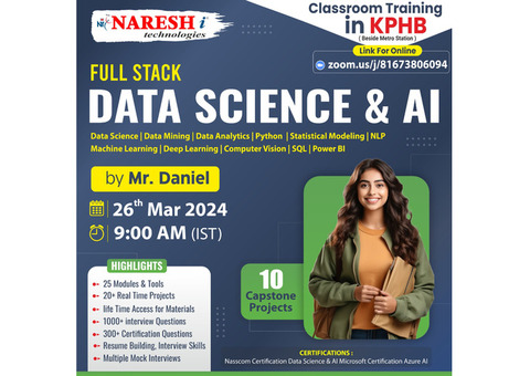 Data Science Training Institute in Hyderabad | NareshIT