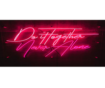 Elevate your space with captivating neon art!