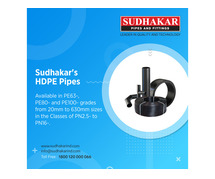 hdpe pipes manufacturers in india | Hyderabad - Sudhakar Pipes and Fittings