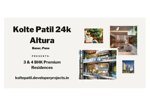 Kolte Patil 24K Altura | 3 And 4 BHK Apartments In Baner Pune