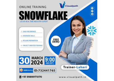 Snowflake Online Training Free Demo by Visualpath