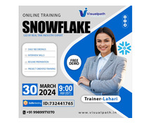 Snowflake Online Training Free Demo by Visualpath