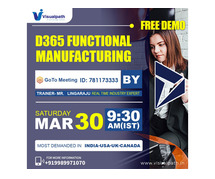Free Demo on D365FunctionalManufacturing
