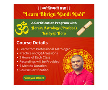 Learn Bhrigu Nandi Nadi in English with Horary Astrology (Prashna – Kashyap Hora) [Recorded Course]