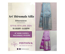 Luxurious Pure Silk Sarees in Kurnool || Sree Thirumaal Silks