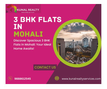 Discover Spacious 3 BHK Flats in Mohali: Your Ideal Home Awaits!