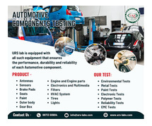 Automotive Products Testing Labs Services in Gurugram